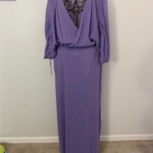 Zara Lavender Backless Dress